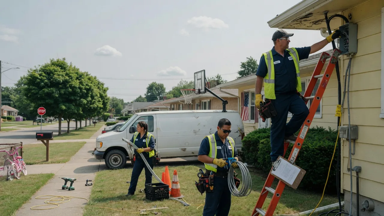 Licensed Electrician in Oakford, IN near me